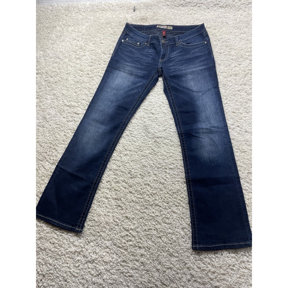 BKE Madison Stretch Women's 38x31 1/2 Dark Denim Jeans EUC